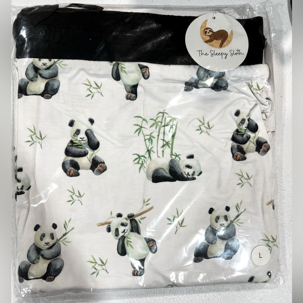 The Sleepy Sloth Panda Pants NIB